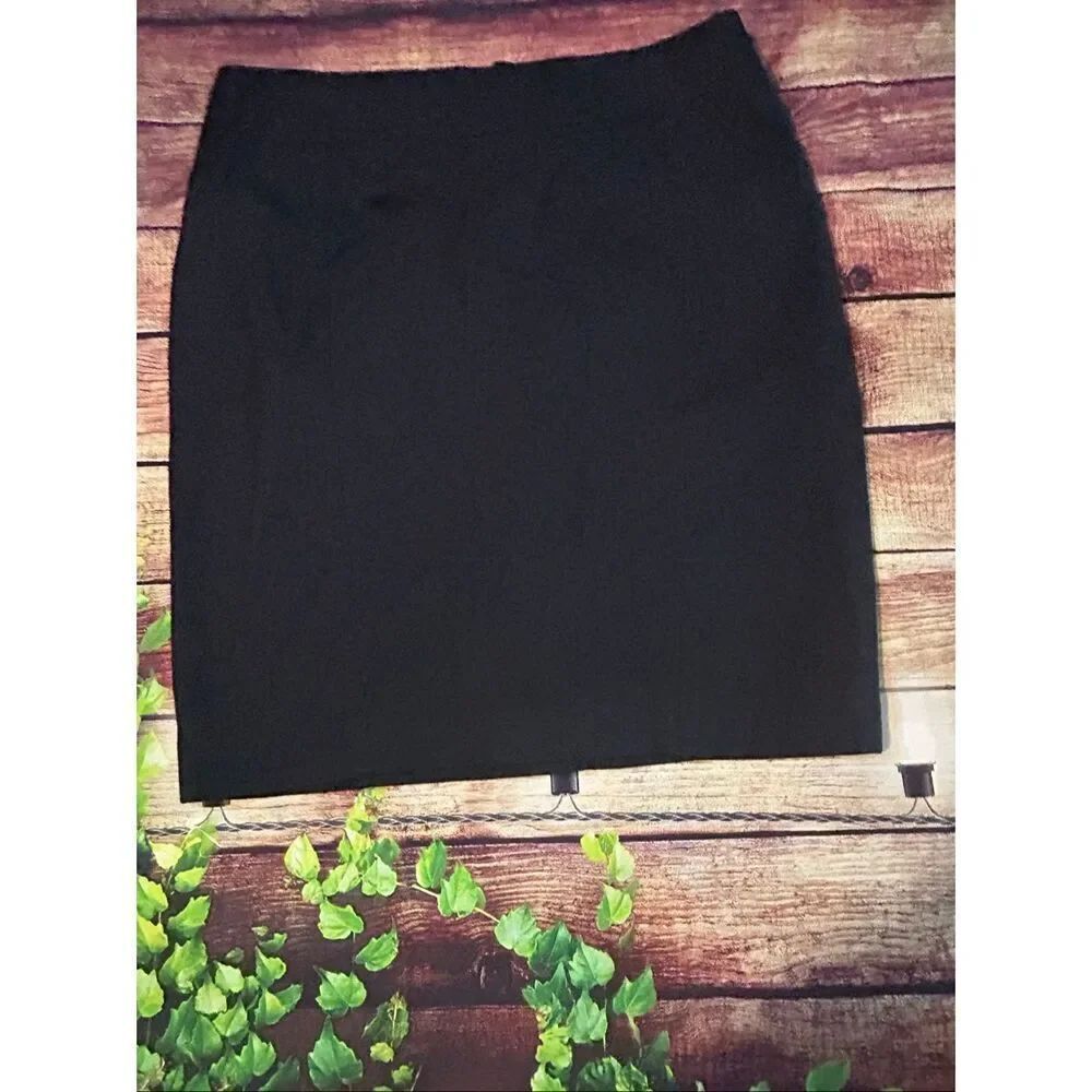 Ann Taylor Black Pencil Skirt Size 14